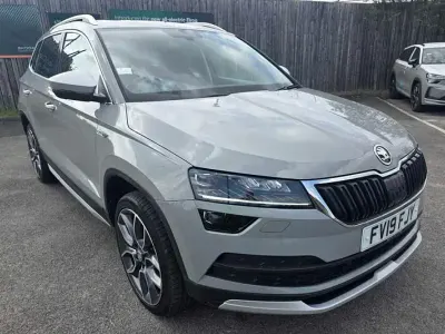 Used Skoda Karoq Scout 4x4 150 HP (110 kW) 2019 Meteor grey SUV