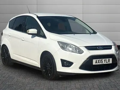 Used Ford C-MAX Titanium 113 HP (83 kW) 2015 White MPV