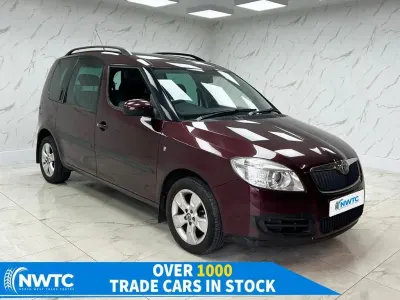 Used Skoda Roomster SE 105 HP (77 kW) 2009 Maroon MPV