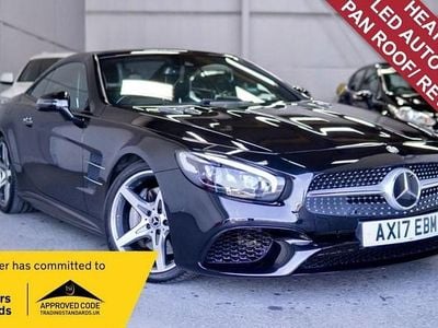 Used Mercedes SL400 AMG line 367 HP (269 kW) 2017 Black Cabriolet