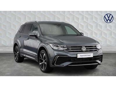 Platinum grey Used 2025 VW Tiguan Allspace R-line SUV | £34,134 (Expensive)