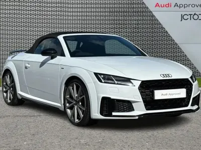 Used Audi TT Black Edition 194 HP (142 kW) 2023 White Cabriolet