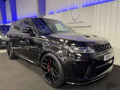 Used Land Rover Range Rover Sport SVR 566 HP (416 kW) 2018 Black SUV