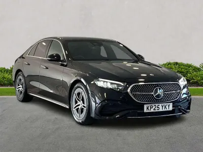 Used Mercedes E200 AMG line 2025 Black Sedan