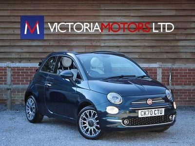 Used Fiat 500C Club 69 HP (50 kW) 2020 Blue Cabriolet