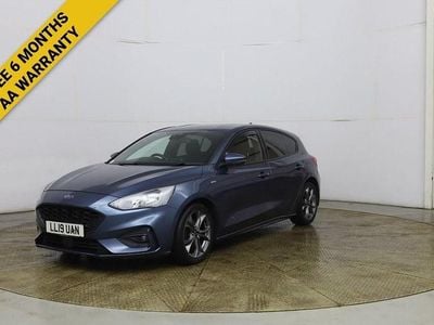 Used Ford Focus ST-Line 120 HP (88 kW) 2019 Blue Hatchback