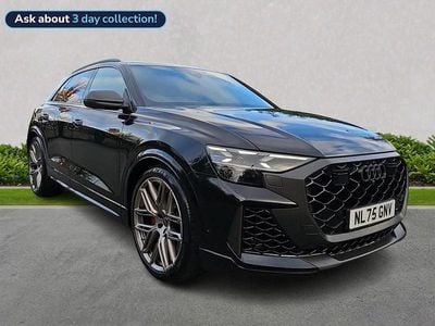Black New 2025 Audi RS Q8 Design SUV | £124,767 (A bit pricey)
