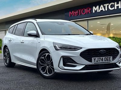 White Used 2024 Ford Focus ST-Line X Estate | £18,999 (Good price)