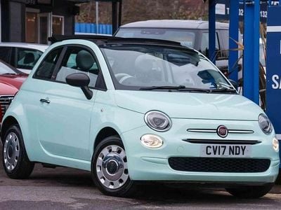 Used Fiat 500C Pop 69 HP (50 kW) 2017 Green Cabriolet