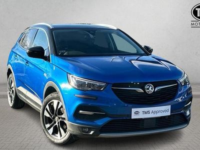 Used Vauxhall Grandland X Sport 130 HP (95 kW) 2018 Blue SUV
