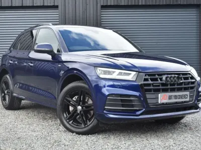 Used Audi Q5 S-Line 252 HP (185 kW) 2017 Blue SUV