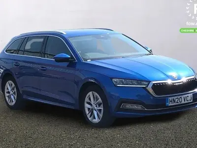 Used Skoda Octavia SE L First Edition 150 HP (110 kW) 2020 Blue Estate