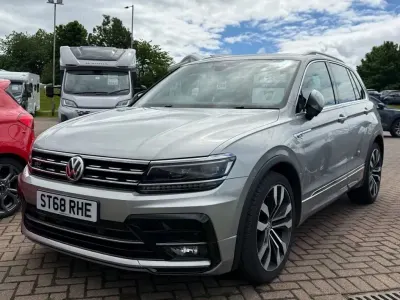 Used VW Tiguan R-line 150 HP (110 kW) 2018 Silver SUV