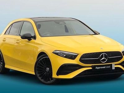 Yellow Used 2023 Mercedes A200 Exclusive Hatchback | £27,495