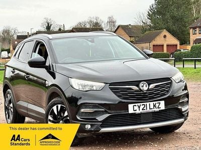 Used Vauxhall Grandland X Edition 130 HP (95 kW) 2021 Black SUV
