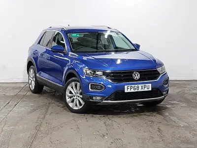 Used VW T-Roc SEL 115 HP (84 kW) 2018 Blue SUV