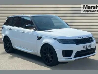 Used Land Rover Range Rover Sport Autobiography Dynamic 300 HP (220 kW) 2021 Fuji white SUV