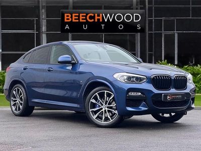 Used BMW X4 M Sport 190 HP (139 kW) 2019 Blue SUV
