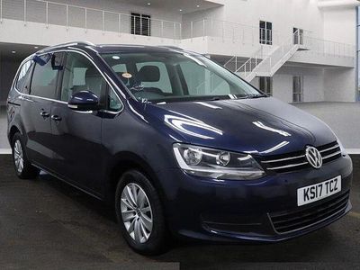 Used VW Sharan SE 150 HP (110 kW) 2017 Blue MPV