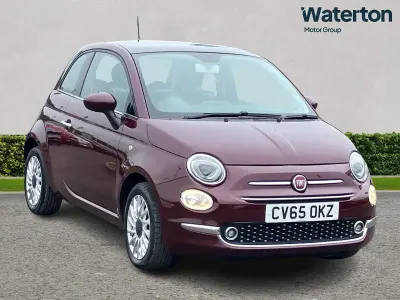 Used Fiat 500 Lounge 69 HP (50 kW) 2015 Red Hatchback