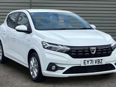 Used Dacia Sandero Comfort 91 HP (66 kW) 2021 White Hatchback
