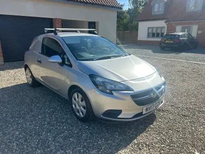 Used Vauxhall Corsa 95 HP (69 kW) 2017 Silver Van