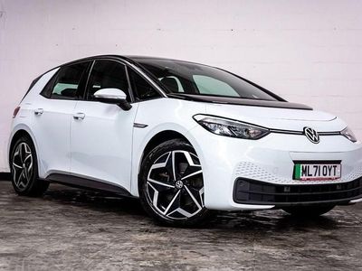 Used VW ID.3 Pro Performance 150 kW (204 HP) 2021 White Hatchback