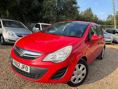 Red Used 2012 Vauxhall Corsa Hatchback | £2,499 (Fair price)