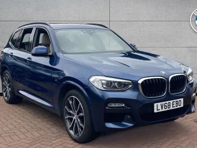 Begagnad BMW X3 M Sport 187 HK (137 kW) 2018 Blå SUV