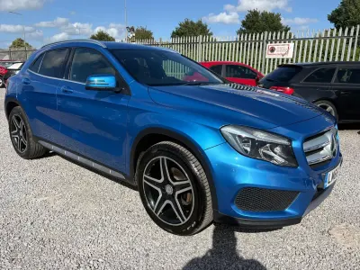 Used Mercedes GLA200 AMG line 136 HP (100 kW) 2016 Blue SUV