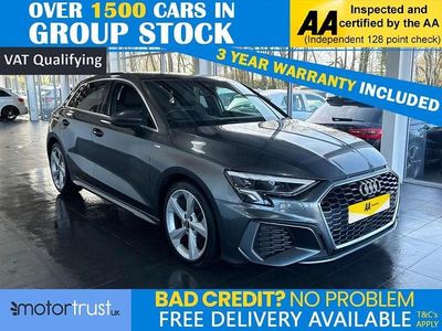 Used Audi A3 Sportback S-Line 110 HP (80 kW) 2022 Grey Hatchback