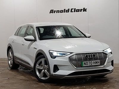 Begagnad Audi e-tron Advanced 230 kW (313 HK) 2020 Vit SUV