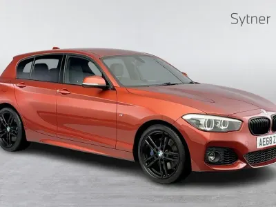 Used BMW 118 M Sport 136 HP (100 kW) 2018 Orange Hatchback