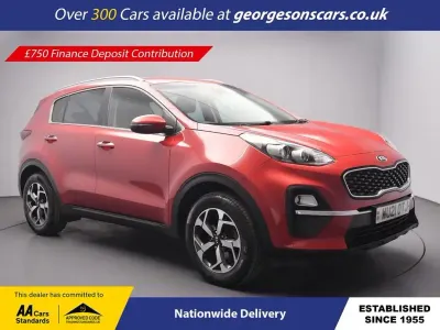 Gebraucht Kia Sportage 130 PS (95 kW) 2021 Rot SUV