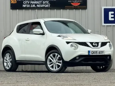Used Nissan Juke Acenta Premium 110 HP (80 kW) 2015 White SUV