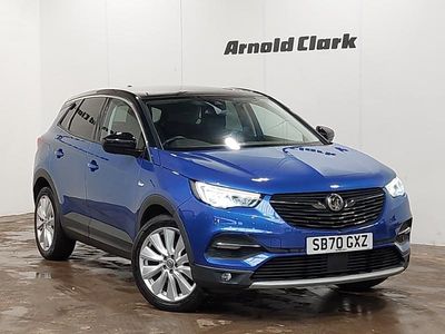 Used Vauxhall Grandland X Elite 130 HP (95 kW) 2020 Blue SUV