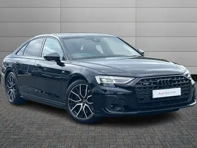 Used Audi A8 Black Edition 340 HP (250 kW) 2023 Mythos black Sedan