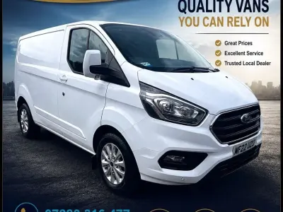 Used Ford Transit Custom Limited 130 HP (95 kW) 2022 White Van