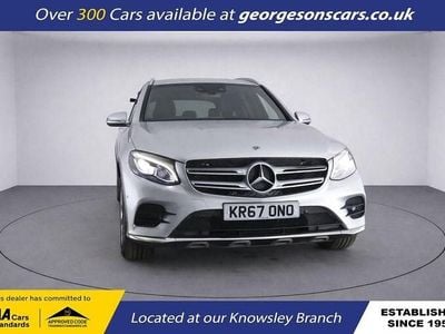 Used Mercedes GLC220 AMG line 170 HP (125 kW) 2017 Silver SUV
