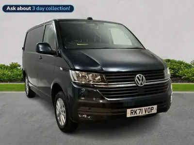 Used VW Transporter Highline 150 HP (110 kW) 2021 Blue Van