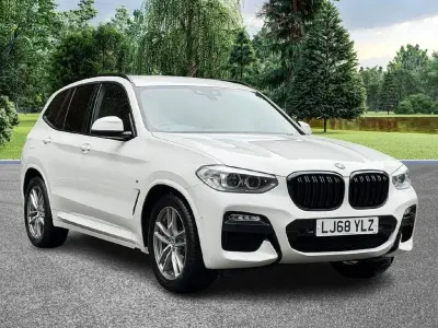 Begagnad BMW X3 M Sport 190 HK (139 kW) 2018 Vit SUV