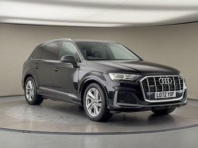 Black Used 2022 Audi Q7 S-Line SUV | £37,600 (Good price)