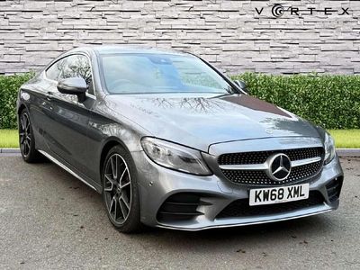 Used Mercedes C300 AMG Line Premium 245 HP (180 kW) 2018 Grey Coupe