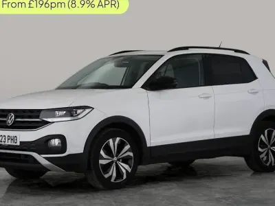 Used VW T-Cross Black Edition 110 HP (80 kW) 2023 White SUV