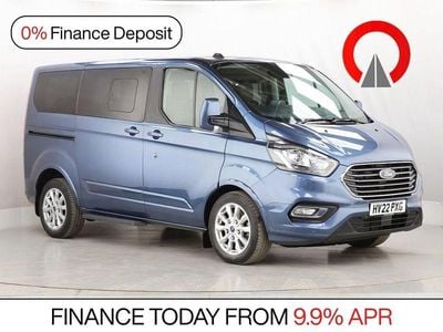 Used Ford Tourneo Custom Titanium 130 HP (95 kW) 2022 Blue Van