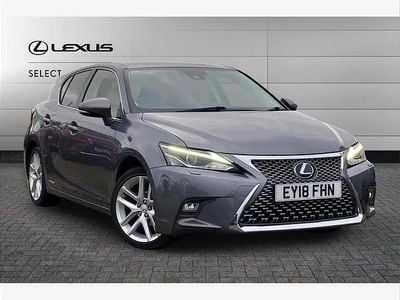 Used Lexus CT200h 136 HP (100 kW) 2018 Mercury grey Hatchback