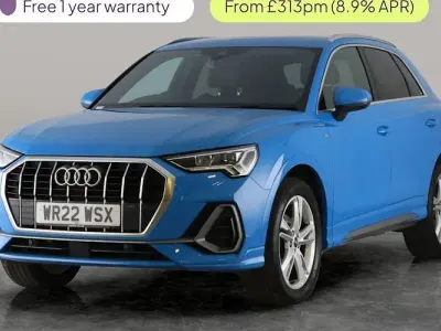Used Audi Q3 S-Line 150 HP (110 kW) 2022 Blue SUV
