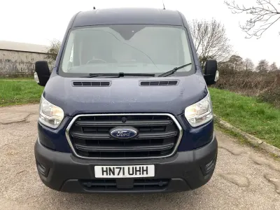 Used Ford Transit Trend 130 HP (95 kW) 2021 Blue Van