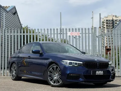 Used BMW 520 M Sport 2018 Blue Sedan