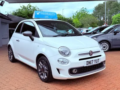 Used Fiat 500 S 69 HP (50 kW) 2017 White Hatchback